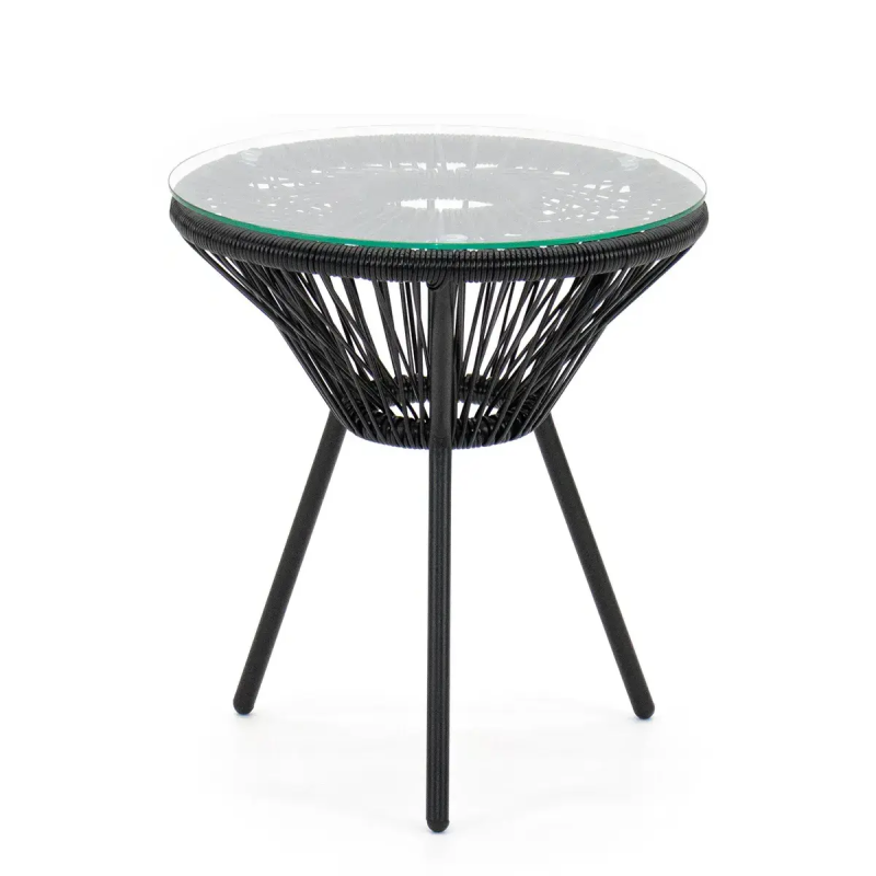 Кофейный стол «Акапулько», каркас чёрный Кофейный стол «Акапулько», каркас чёрный