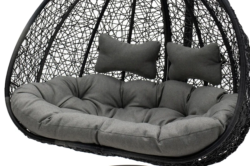 Подвесное кресло «Джимини», ротанг графит