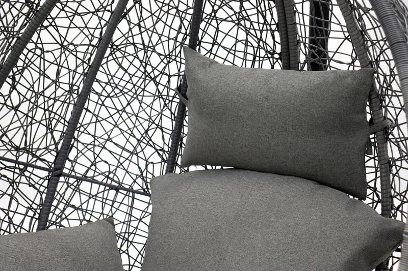 Подвесное кресло «Сорренто», ротанг серый