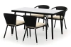Обеденная группа «‎Рио» 4x, столешница стекло