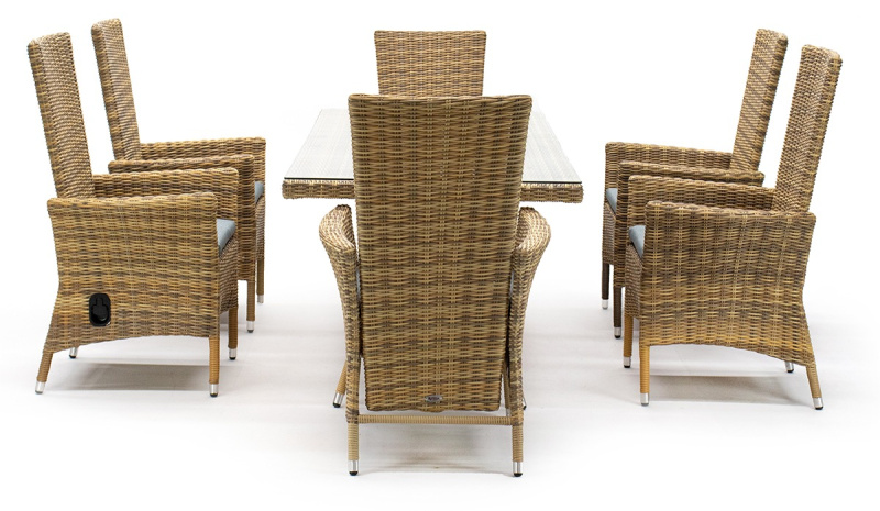 Обеденный комплект реклайнер «Терраса» на 6 персон