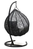 Подвесное кресло «Сорренто», ротанг графит