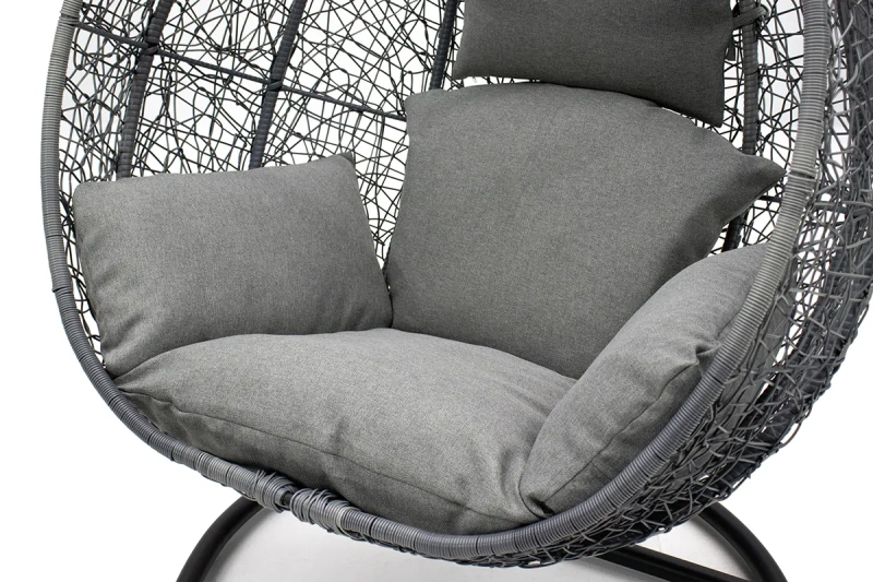 Подвесное кресло «Сорренто», ротанг серый