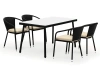Обеденная группа «‎Рио» 4x, столешница стекло