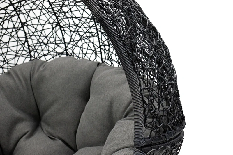 Подвесное кресло «Лаунж», ротанг графит