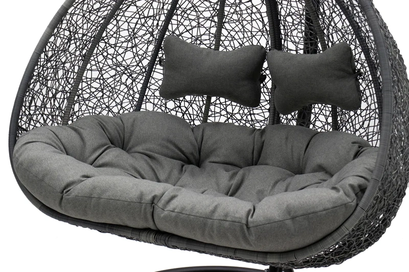 Подвесное кресло «Джимини», ротанг серый